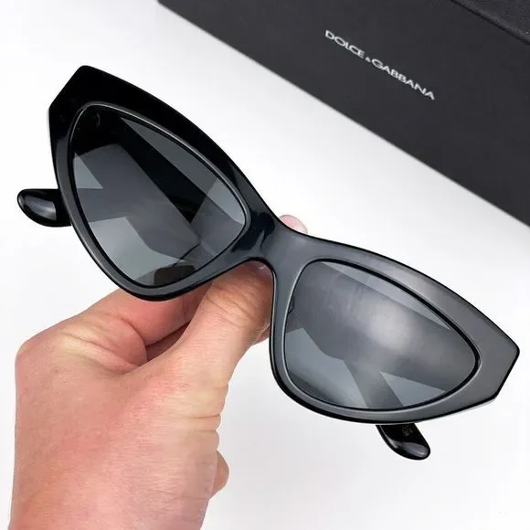 NEW D&G DG4439 501/87 Black Dark Grey Cat Eye Women Sunglasses Dolce & Gabbana NEW DOLCE&GABBANA DG4439 502/73 WOMEN  main image 4